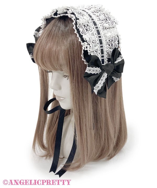 Sweet Frill Headdress - Black