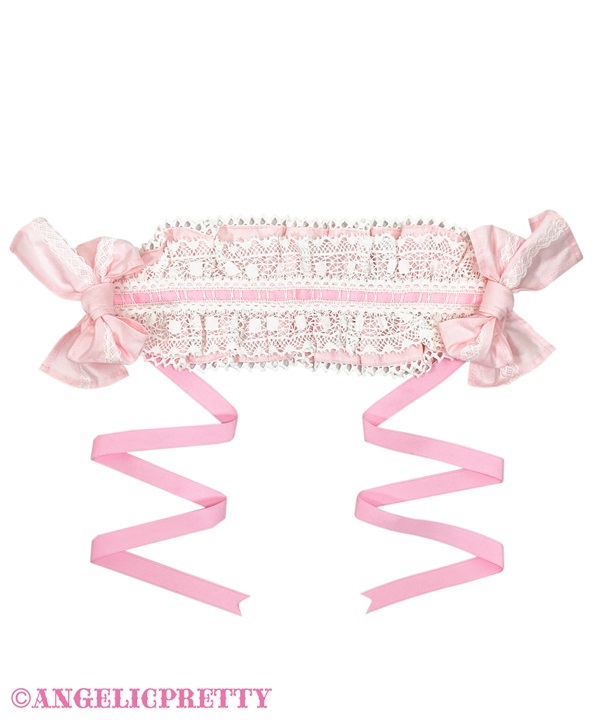 Sweet Frill Headdress - Pink - Click Image to Close