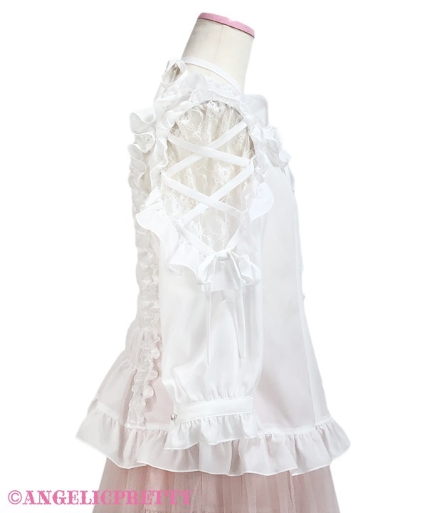 Sweet Ribbon Blouse - White