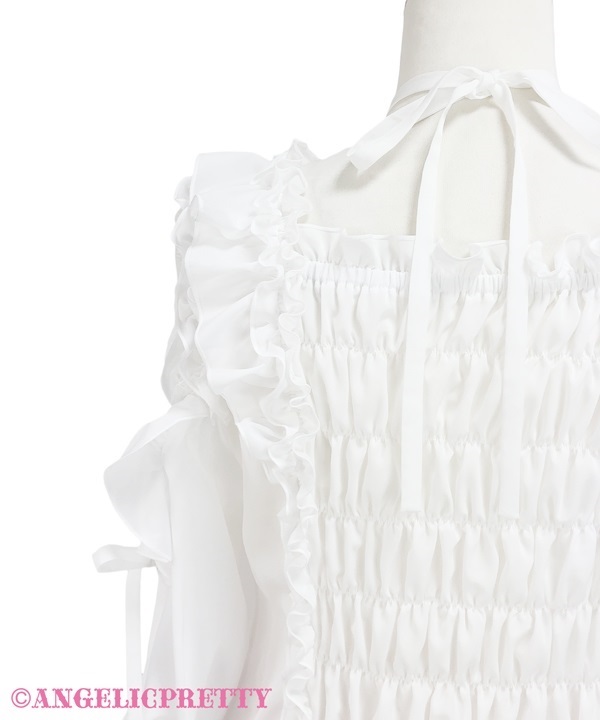 Sweet Ribbon Blouse - White