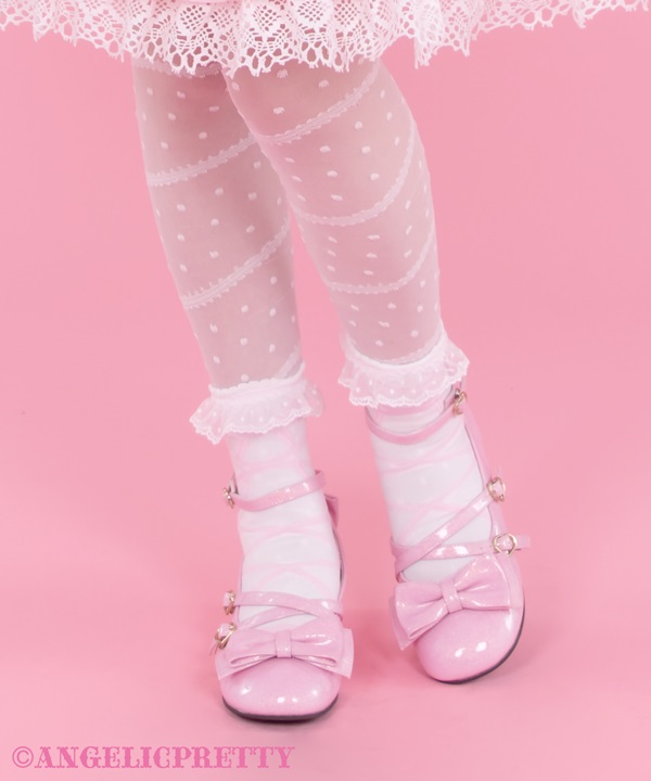 Toe Shoes Crew Socks - Pink x Black