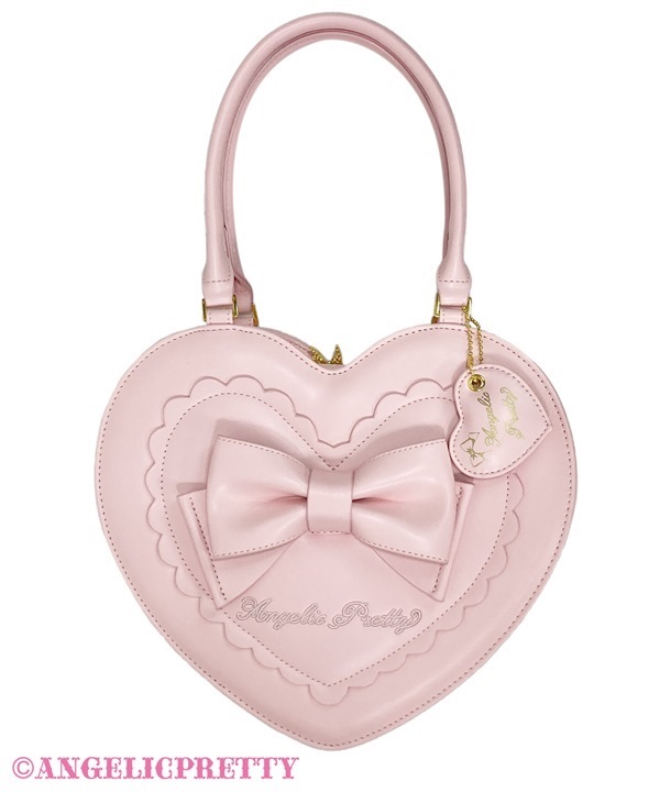 Whip Heart Tote Bag - Pink [242BG02-180264-pk] - $174.00 : Angelic 