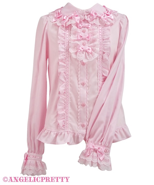 A la Cart Ribbon Blouse - Pink