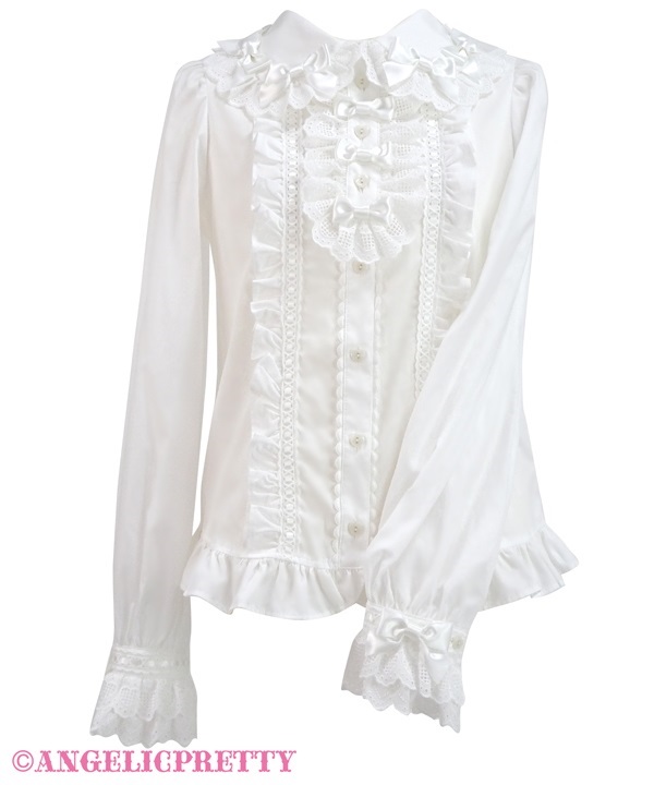 A la Cart Ribbon Blouse - White