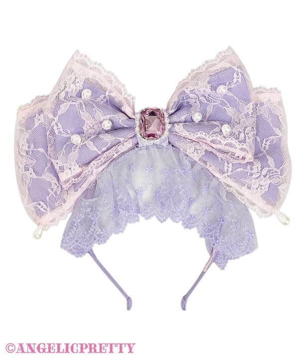 Sweet Actress Headbow - Lavender