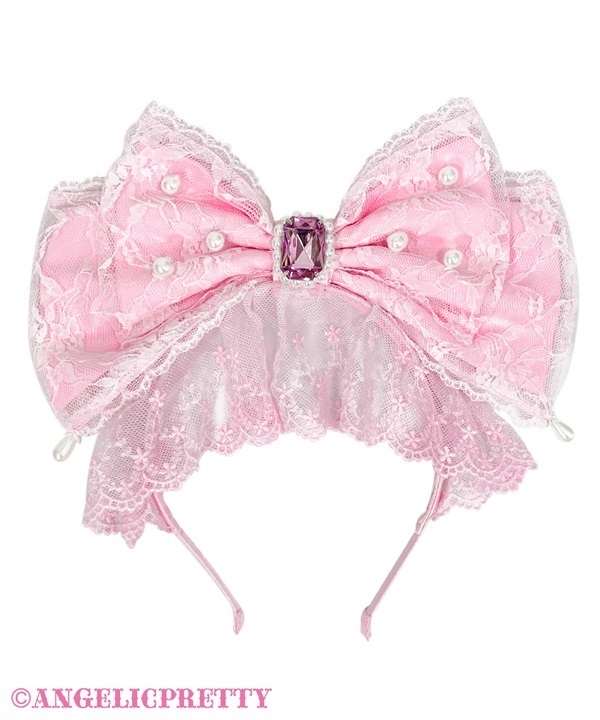 Sweet Actress Headbow - Pink